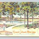 Allendale South Carolina Howard Johnson's Motor Lodge & Restaurant Vintage Postcard  (eH705)
