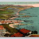 La Cote D'Azur de Cannes a Nice en Aeroplane Postcard  (eH739)
