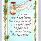 Whitney Made New Year Embossed Postcard (eH819)