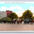 Stockton California Load of Almonds, Horses Postcard (eH863)