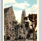 New Haven Connecticut  Yale University Harkness Tower & Library Postcard (eH881)