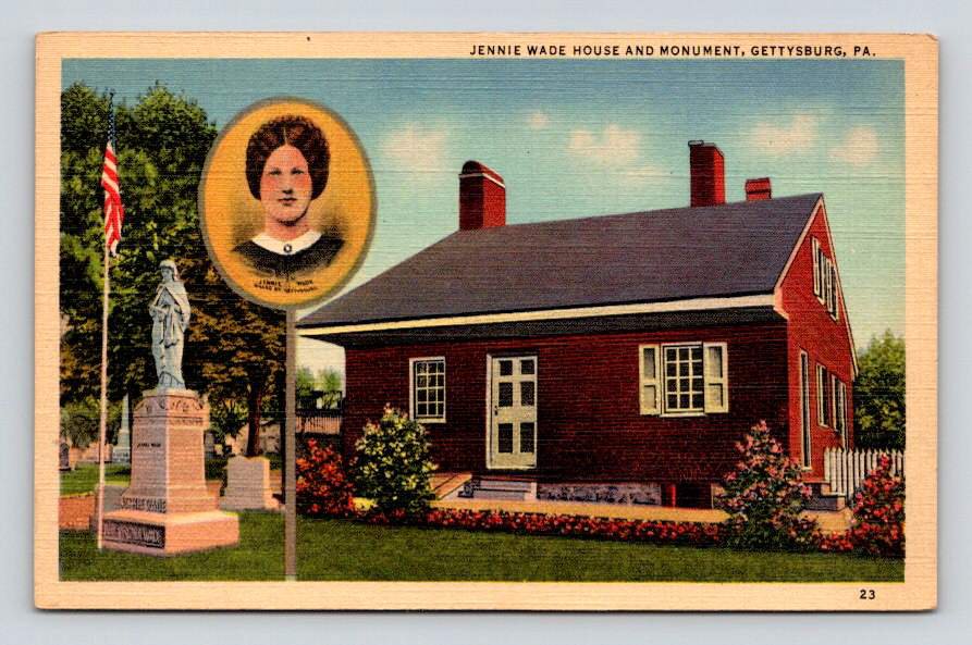 Lot of 4 Gettysburg Pennsylvania Postcards (eH929)