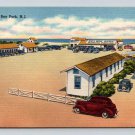 Sea Bay Park New Jersey Linen Vintage Postcard (eH961)