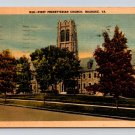Roanoke Virginia First Presbyterian Church 1947 Postcard (eH997)