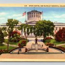 Columbus Ohio State Capitol and McKinley Memorial Vintage Postcard (eH1019)