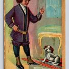 Vintage Postcard You Can't Prove I Did It Boy And Dog Comic Postcard (eH1065)