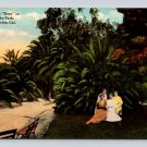 Los Angeles California Deer Westlake Park Postcard (eH1075)