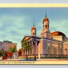 Baltimore Maryland Cathedral and Y.M.C.A. Building Postcard (eH1087)