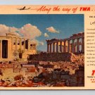 The Acropolis Athens - Trans World Airlines Postcard (eH1143)