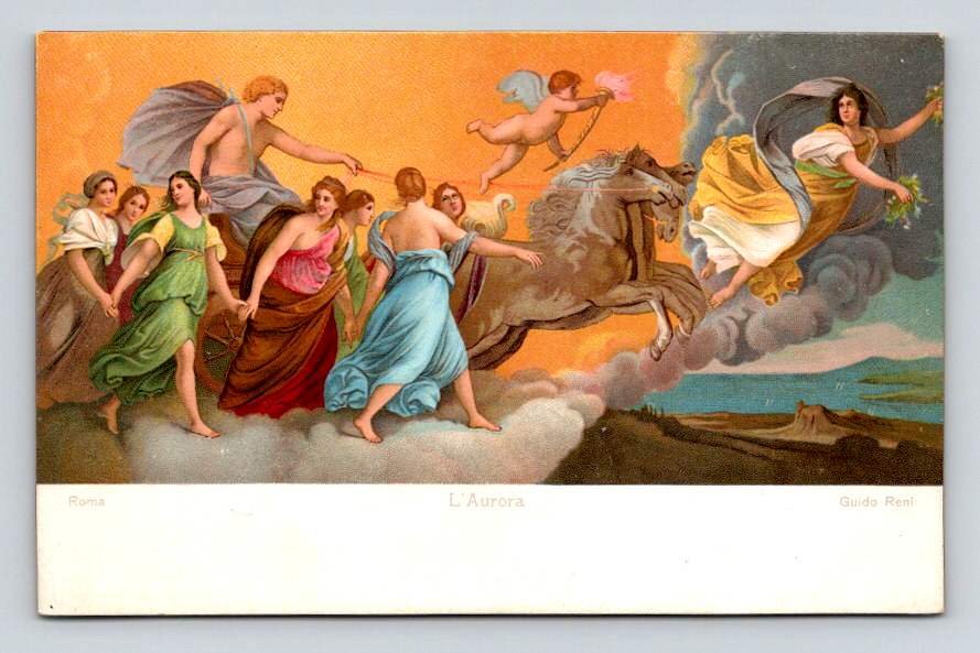 L' Aurora Guido Reni Art Card - Sborgi Postcard (eL011)