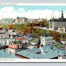 Quebec Canada From Elevator Bird's Eye View Postcard (eCL101)