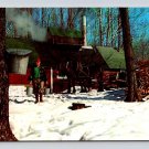 Vermont Maple Sugar Time Postcard (eCL136)