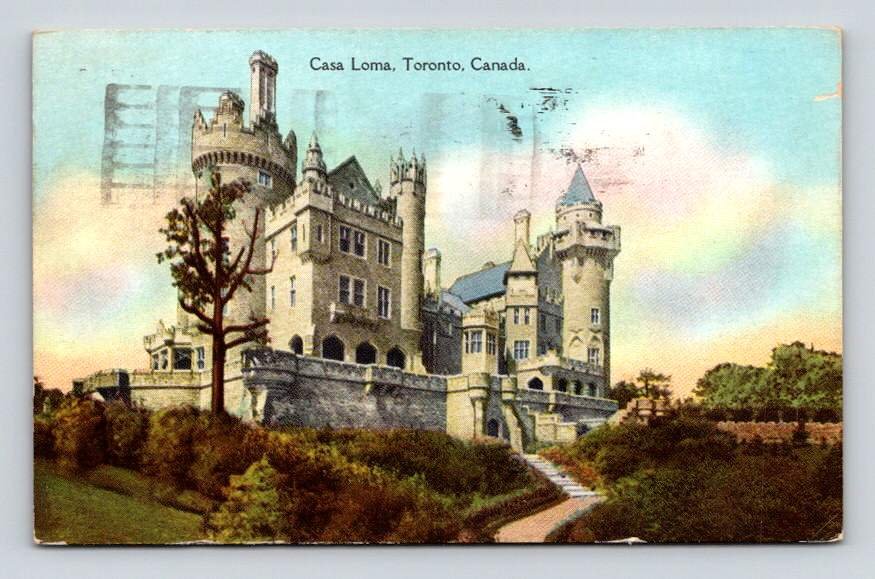 Toronto Canada Casa Loma 1928 Postcard (eCL160)