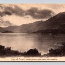 Lago di Como Italy, Italia Night Scene from Villa Serbelloni Postcard (eCL170)