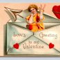 Love's Greetings to my Valentine - International Art Postcard (eCL174)