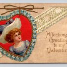 Affectionate Greeting to my Valentine - International Art Postcard (eCL178)