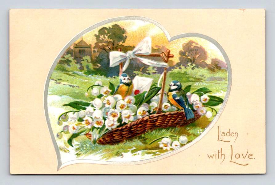 Laden With Love - Raphael Tuck Postcard (eCL184)