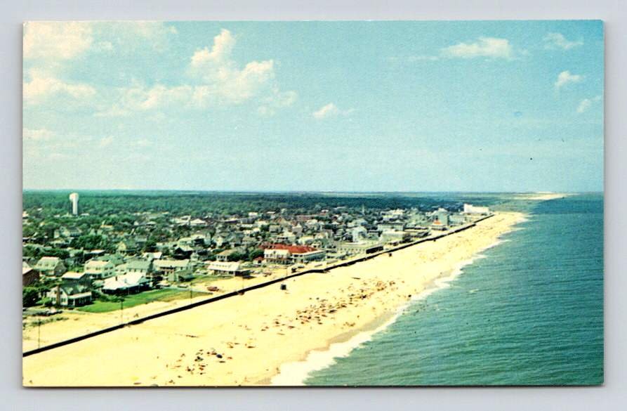 Rehoboth Beach Delaware Greetings From Aerial Beach View Postcard (eCL272)