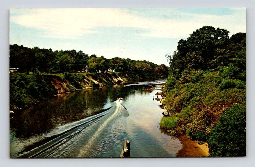 Rehoboth Lewes Canal Delaware Waterway Postcard (eCL274)