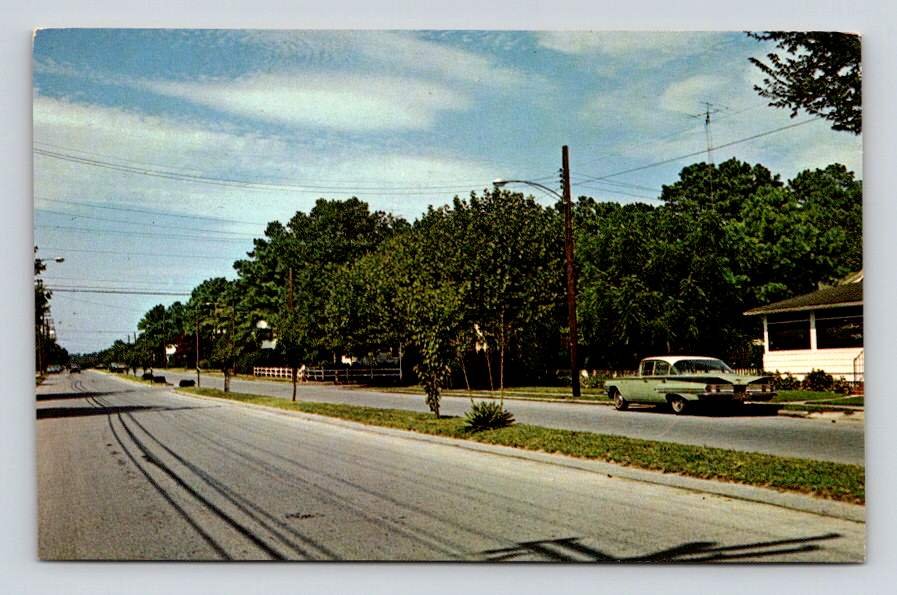 Rehoboth Beach Bayard Avenue Postcard (eCL276)