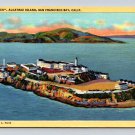 San Francisco California Alcatraz Island Prison, The Rock San Fran Bay 1946 Postcard (eCL324)