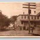 Castine Maine Stores & Water Street Postcard (eCL354)