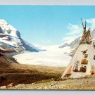 The Columbia Icefields Canada - Teepee Indian Postcard (eCL436)