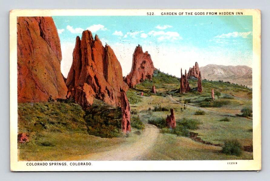 Lot of 2 Colorado Springs Garden of the Gods Postcard (eCL480)