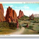 Lot of 2 Colorado Springs Garden of the Gods Postcard (eCL480)