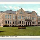Holyoke Massachusetts Highland Grammer School 1920 Postcard (eCL516)