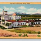 San Xavier Mission near Tucson Arizona Postcard (eCL558)