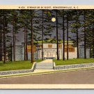 Hendersonville North Gymnasium By Night Postcard (ecL606)