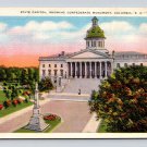 Columbia South Carolina, S.C. State Capitol Showing Monument Postcard (eCL620)
