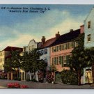 Charleston South Carolina, S.C. Rainbow Row Postcard (eCL624)