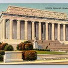 Washington D.C. Lincoln Memorial - Military Fee Postage Postcard (eCL704)