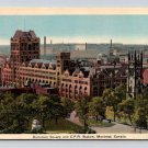 Montreal Dominion Square and C.P.R. Station Postcard (eCL750)