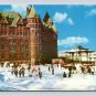 Quebec Canada La Patinoire, Skating Park Chateau Frontenac 1962 Postcard (eCL762)