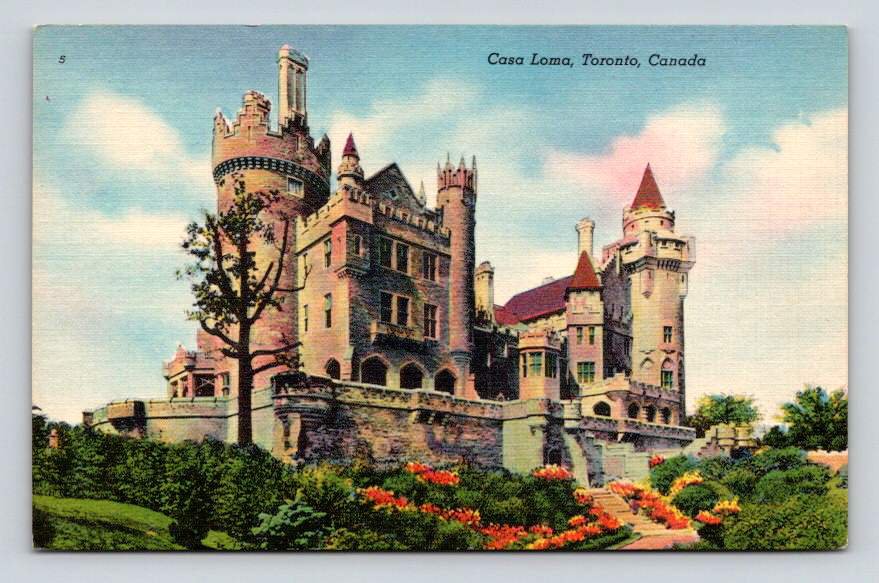 Toronto Canada Casa Loma Postcard (eCL774)