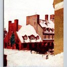 Quebec Canada Winter Scene - L'Hiver, La Neige Postcard (eCL776)