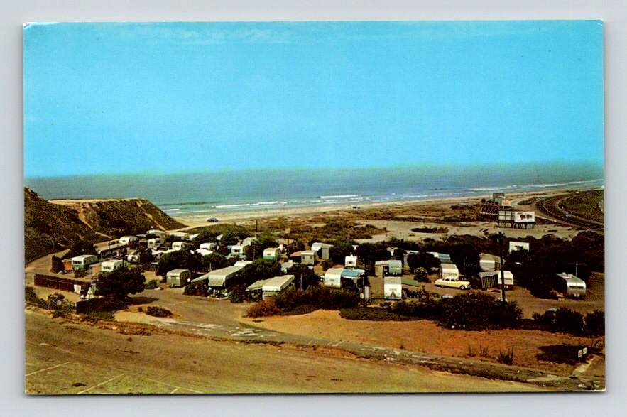 Leucadia California Noah's Ark Trailer Park Private Beach Postcards (ecL900)