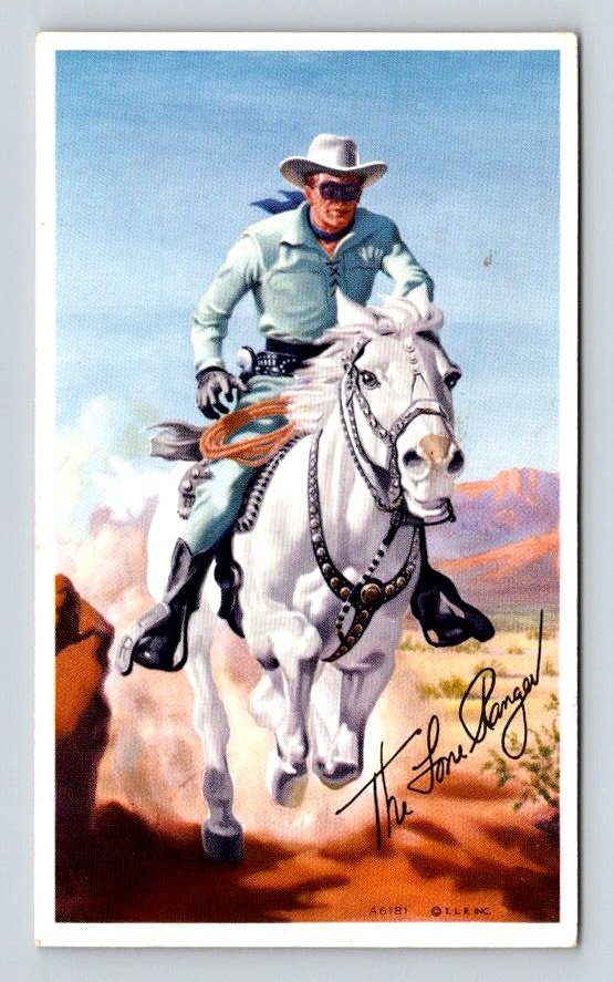 The Lone Ranger White Stallion Horse General Mills Inc Postcard (ecL908)