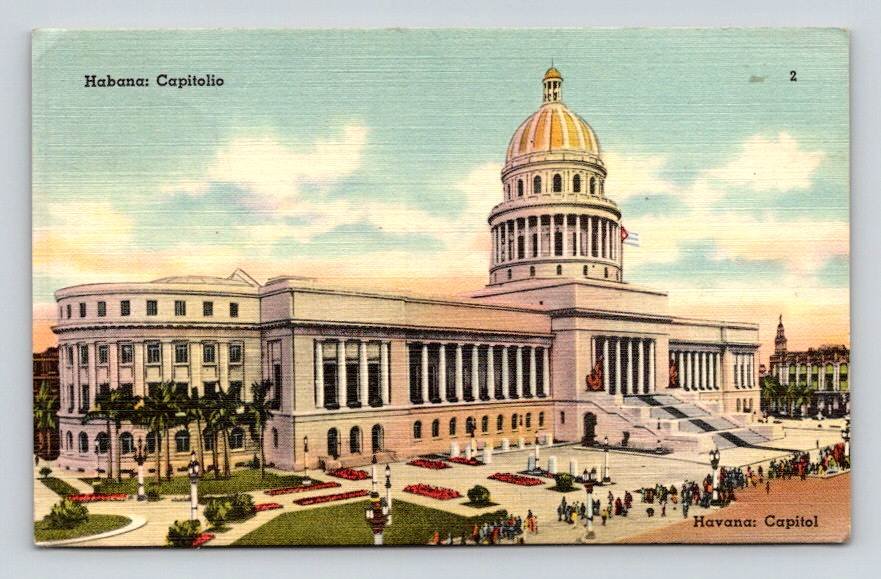 Havana Capitol Republica de Cuba Postcard (ecL920)