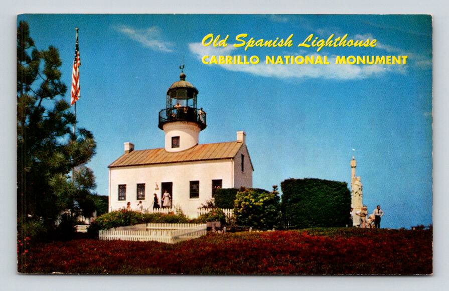 Old Spanish Lighthouse Cabrilllo National Monument California CA Postcard (ecL972)