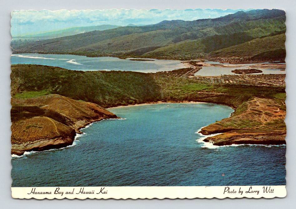 Hanauma Bay Hawaii Kai 1971 Postcard (ecL1018)