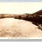 RPPC St. John's River Edmunton New Brunswick - AZO Canada Postcard (eCL1126)
