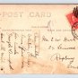 RPPC St. John's River Lower Bassin at Grand Falls New Brunswick Canada 1916 Postcard (eCL1130)