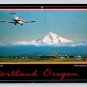 Oregon Jet Landing at Porland International Airport Postcard 1993 (ContA-11)