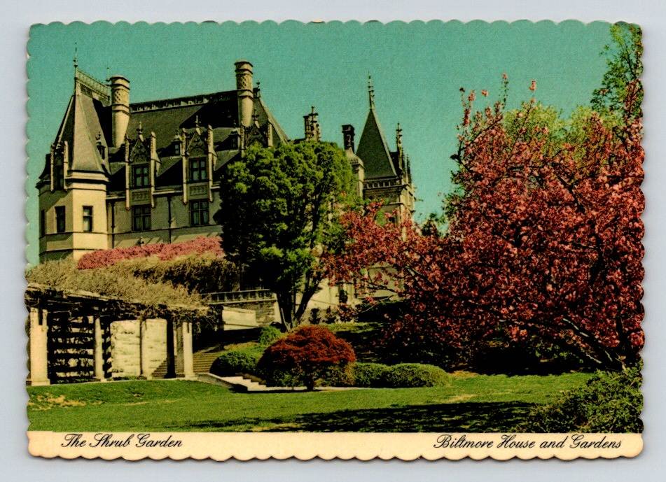 Asheville Biltmore The Shrub Garden North Carolina Postcard (ContA-37)