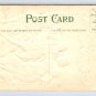 A Happy New Year Gold Trimmed Victorian Dancers Postcard (ecM129)