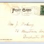 Cambridge Massachusetts Litho Longfellow House Postcard UNDB 1905 (ecM165)